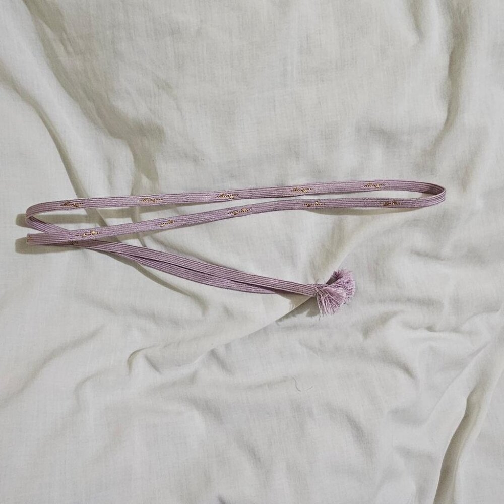 Maruroku - Lavender Kimono Obi-jime